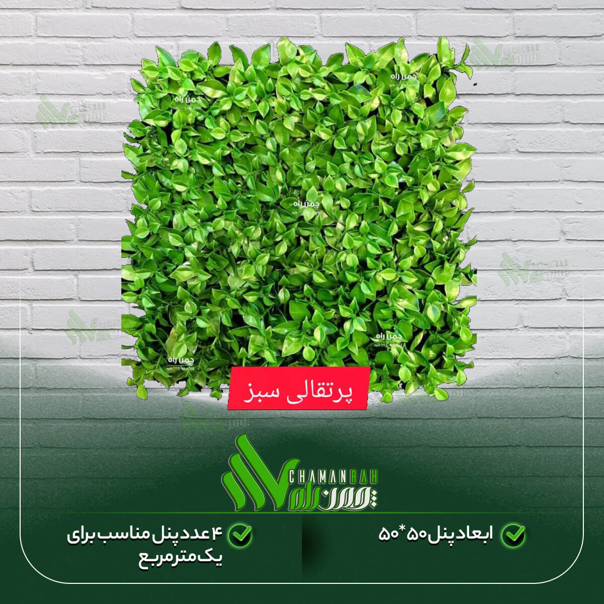 گرین وال پرتقالی سبز